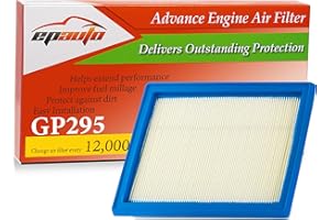 EPAuto GP295 (CA12295) Engine Air Filter Replacement for Subaru Crosstrek, Forester, Outback, Impreza, Ascent, Legacy, WRX, Mitsubishi Outlander PHEV – Fits Select Models 2017–2025 Rigid Panel Filter