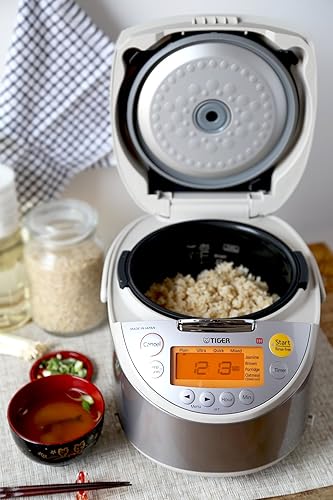 Tiger JKT-B10U-C Stainless Steel Rice Cooker, Beige in