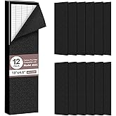 HSIAMEN 4825 Activated Carbon Pre-filters B Compatible with Guardian Air Purifier Models AC4800 Series (AC4825, AC4825e) and Filter B FLT4825, 12-Pack