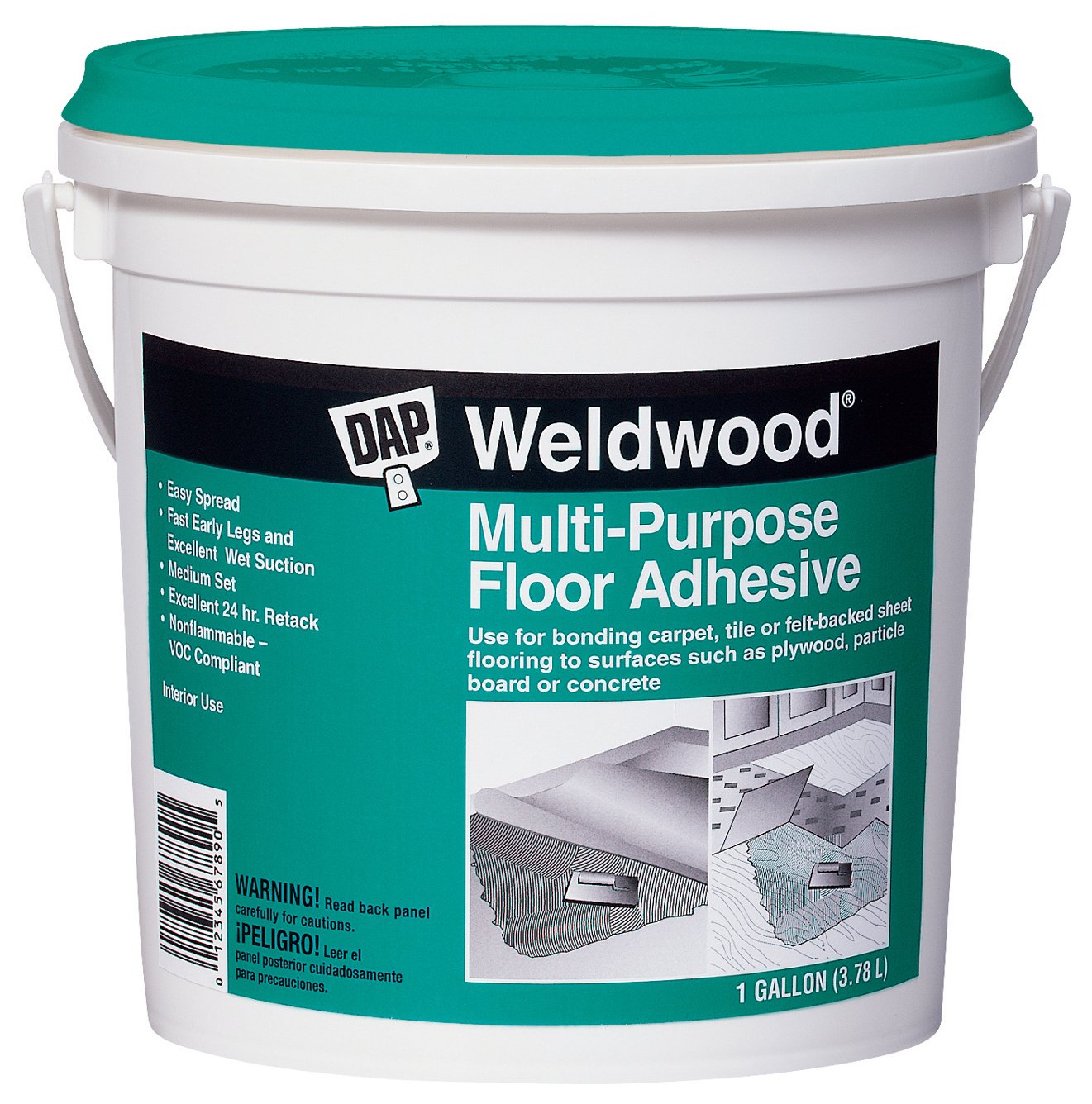 DAP 142 00142 Weldwood MultiPurpose Floor Adhesive, Gallon, White Buy