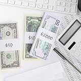 L LIKED 300 Blank White Banknote Bands 205mm x 39mm Self-Adhesive view 5