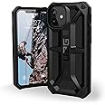 URBAN ARMOR GEAR UAG Designed for iPhone 12 Mini Case [5.4-inch Screen] Rugged Lightweight Slim Shockproof Premium Monarch Protective Cover, Black