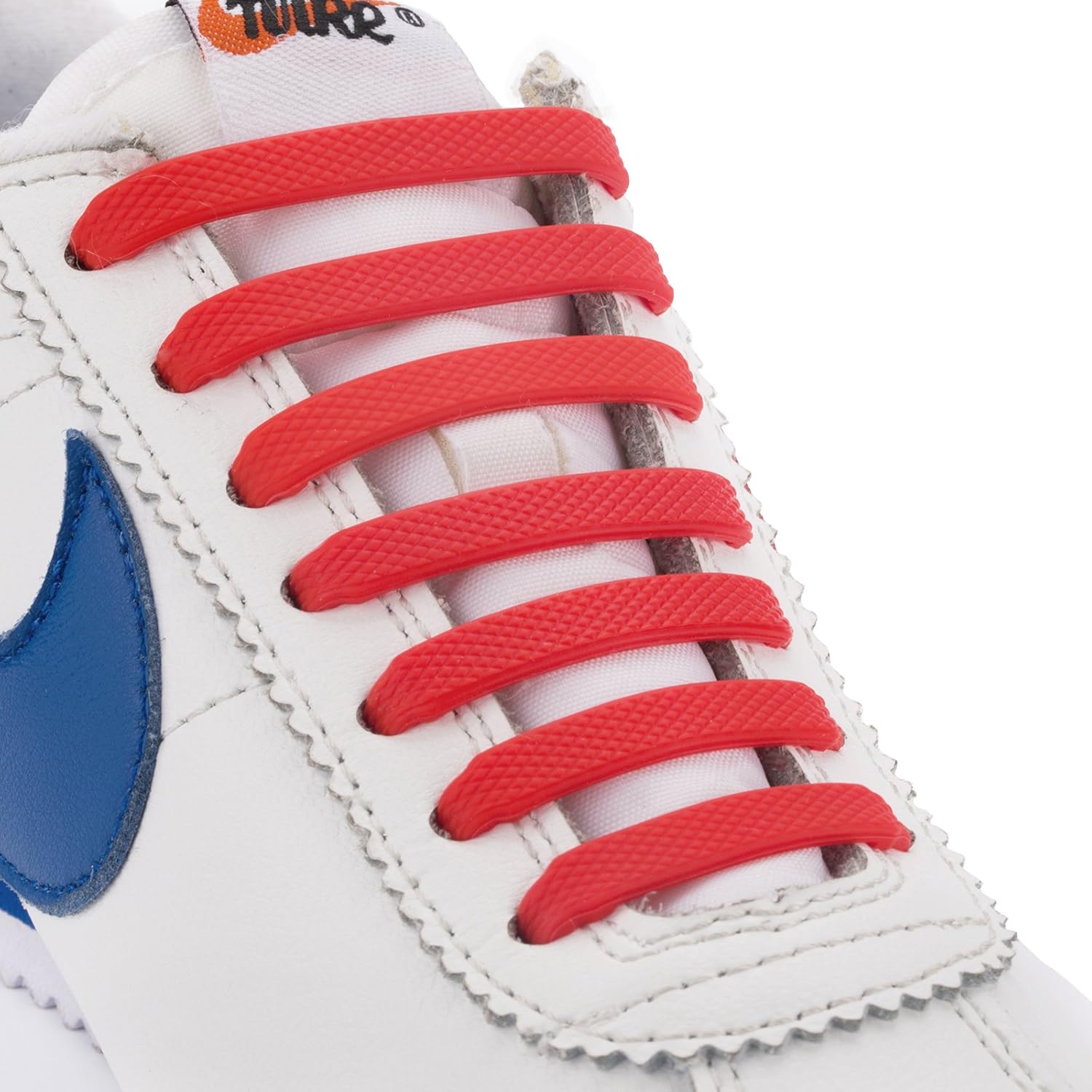 INMAKER No Tie Shoelaces for Kids and Adults, Silicone Elastic Shoelaces for Sneaker, Flat Tieless Shoe Laces for Outdoor Sport