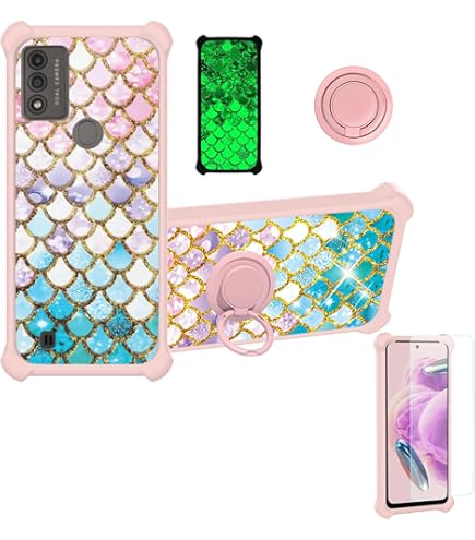 Kukoufey Case For Nokia C20, Phone With Stand Shockproof Case For Nokia C10 TA-1342 / C20 TA-1339 TA-1348 TA-1352 TA-1356 Case Cover Red - View #4