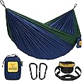 Wise Owl Outfitters Hammock for Camping Hammocks Gear for The Outdoors Backpacking Survival or Travel - Portable Lightweight Parachute Nylon - Up to 500lbs