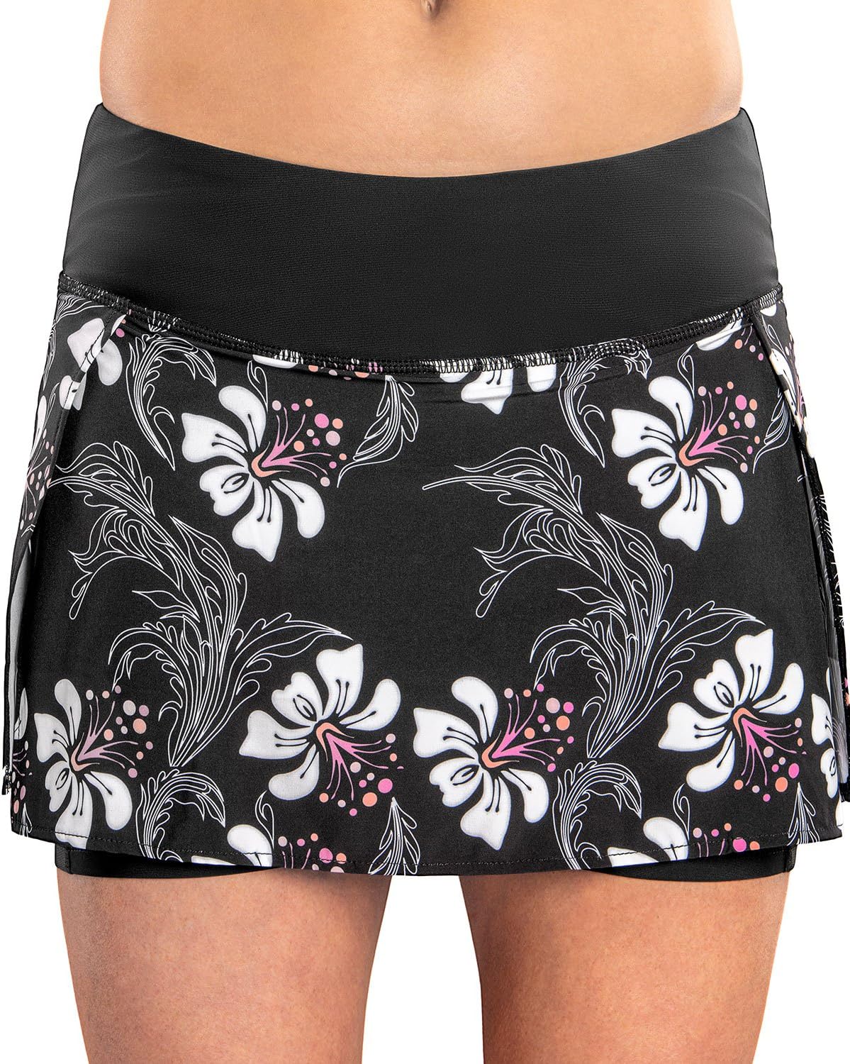SLS3 Womens Running Skirt with Shorts | Short Athletic Tennis Skort | Golf Skirts with Pockets - Slim Athletic Fit