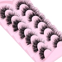 Mink Lashes Natural Look False Eyelashes Wispy Cat