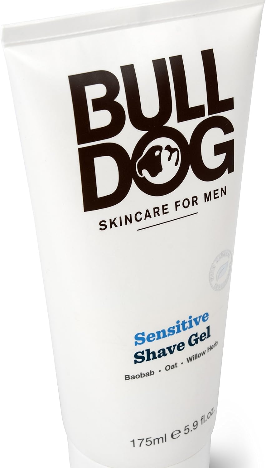 Bulldog Skincare Sensitive Shave Gel for a Gentle Smooth Shave 175 ml, Uncolored, 175 ml (Pack of 1) - Image 4