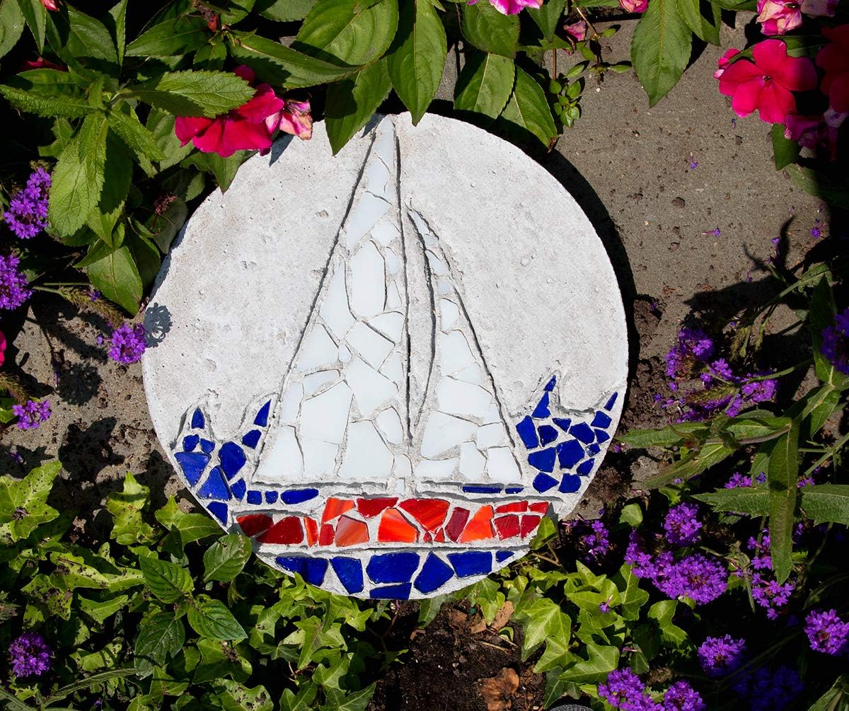 Midwest Products 90115213 Mosaic Stepping Stone Kit-Nautical,