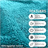 GC GAVENO CAVAILIA 8 Piece Towel Bale Set Teal 450 GSM Cotton view 4