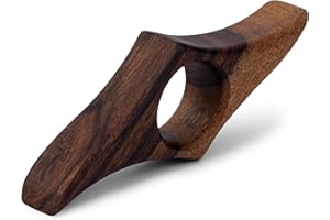 TILISMA Book Page Holder – Handmade Natural Walnut Thumb Bookmark - Novel Reading Accessories Gifts for Readers, Book Lovers Gifts, Bookworm Gifts, Literary Gifts - Reading Accessories (Small - 0.78")