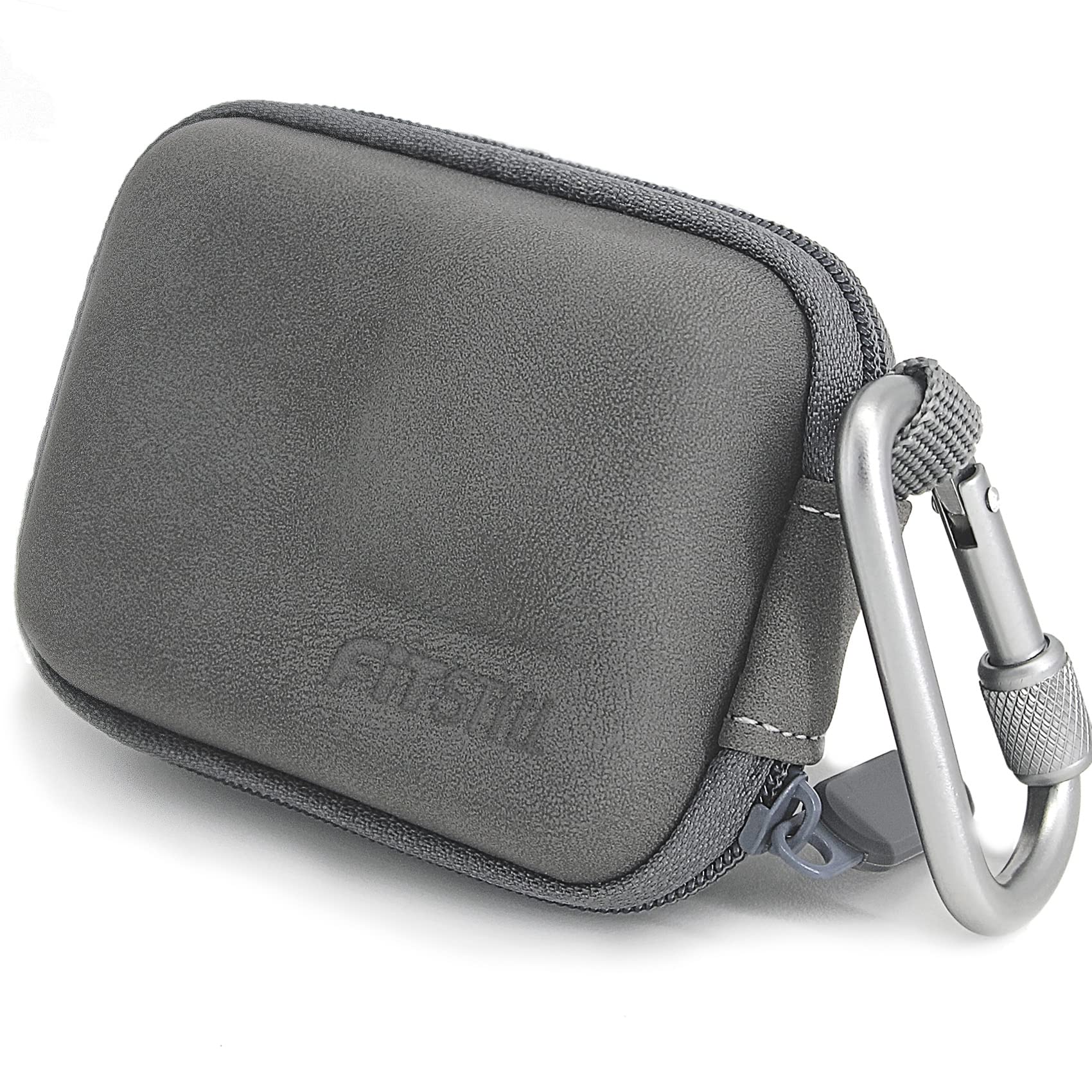 FiTSTILL Grey Mini Carrying Bag Case for Go Pro Hero 13/12/11/10/9/8/7/(2018)/6/5 Black,Hard Shell Travel Storage Case for DJI Osmo Action 2,AKASO,Campark,YI Action Camera and More