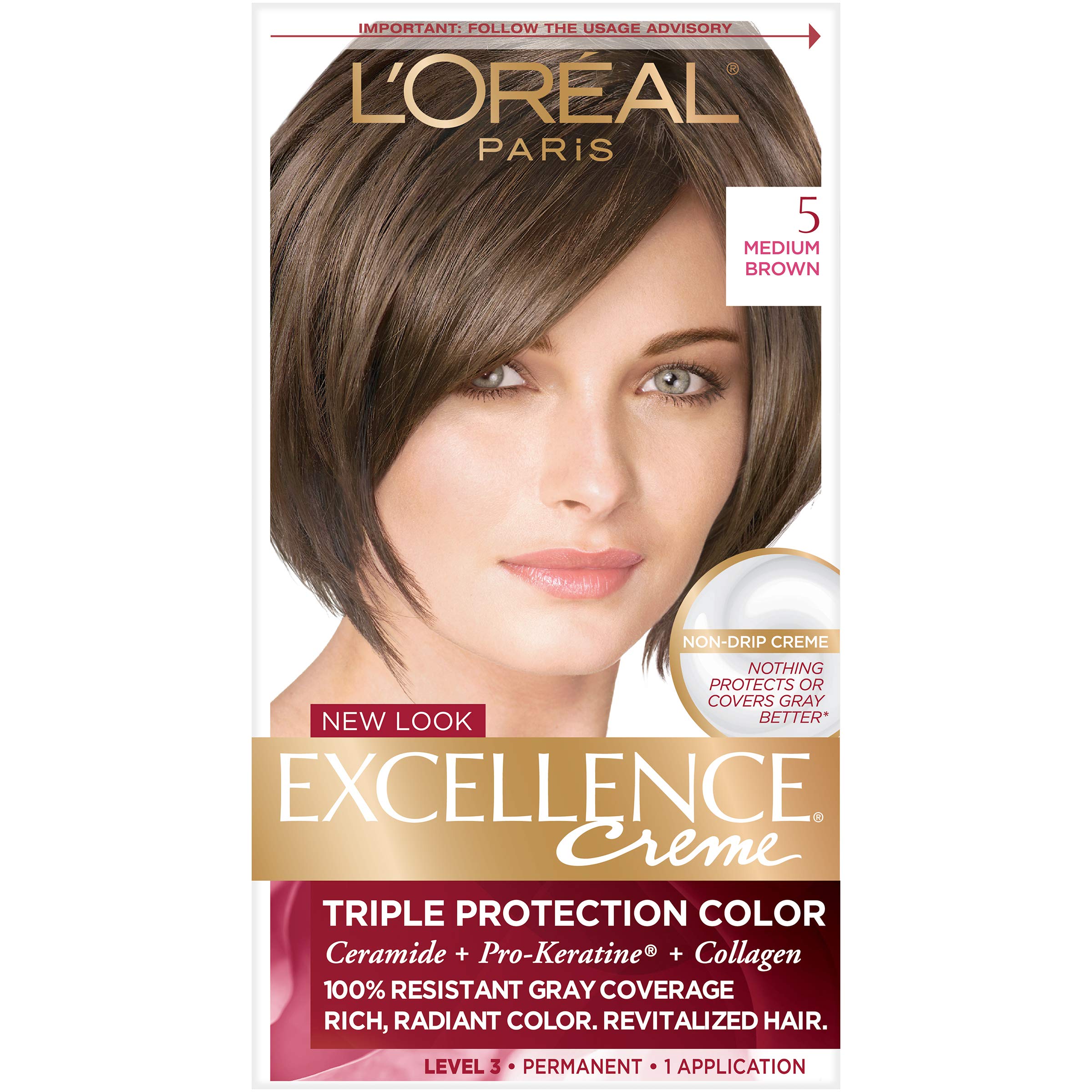 Mua L'Oreal Paris Excellence Creme Permanent Hair Color, 5 Medium Brown