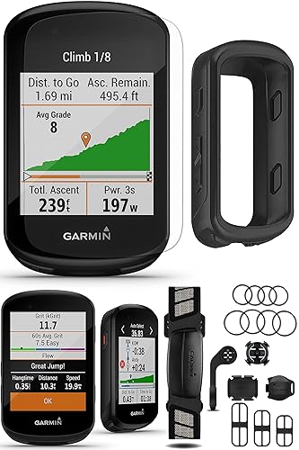 Garmin Edge 530 (Sensor Bundle) GPS Bike Computer with HRM, Speed