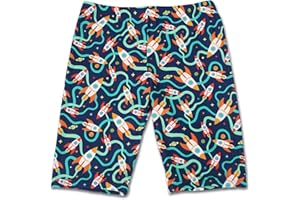 Aivtalk Boys Swim Jammers Youth Swim Team Swimsuit Swimming Trunk Quick Dry UPF 50+ Athletic Swim Shorts 4-12T