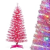 DEWUR Pre-Lit Artificial Christmas Tree, Warm White