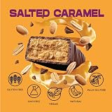 Vive Vegan Protein Salted Caramel Bar 100% Plant Based Pack of 12 view 3