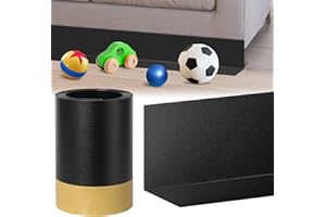 MIPON 118" Cuttable Under Couch Bed Blocker,Toy Blockers for Pets,Stop Things from Going Under Sofa Bed and Other Furniture - Hard Surface Floors Only(Black)