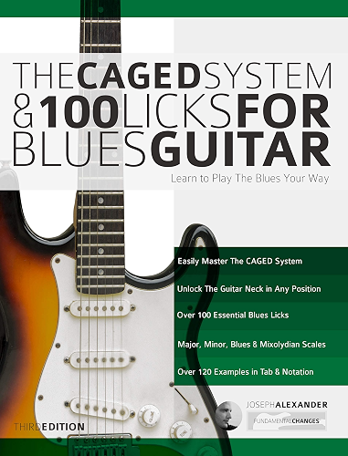 Download The Caged System and 100 Licks for Blues Guitar: Complete With 1 hour of Audio Examples: Learnt to Play The Blues Your Way (Play Blues Guitar Book 5) (English Edition) PDF