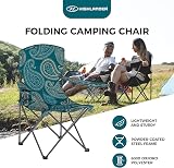Highlander Compact Camping Chair Lightweight Folding 2.2kg with Cup Holder view 2