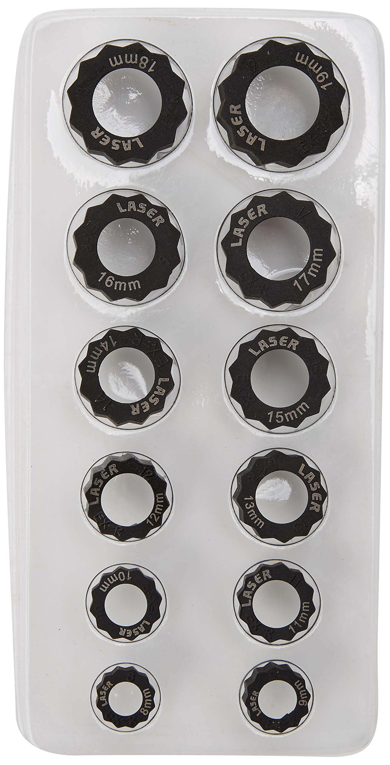 Laser 7524 Damaged Nut/Bolt Extractor Set 12pc