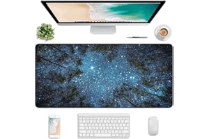 Atufsuat Extended Gaming Mouse Pad, XXL Large Mouse Mat 30 x 14 Inch, Big Computer Keyboard Mousepad, Waterproof Desk Pad wit