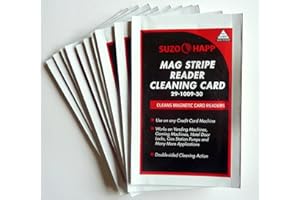 Suzo Happ Cleaning Card for Mag Stripe Card Readers Lot/12