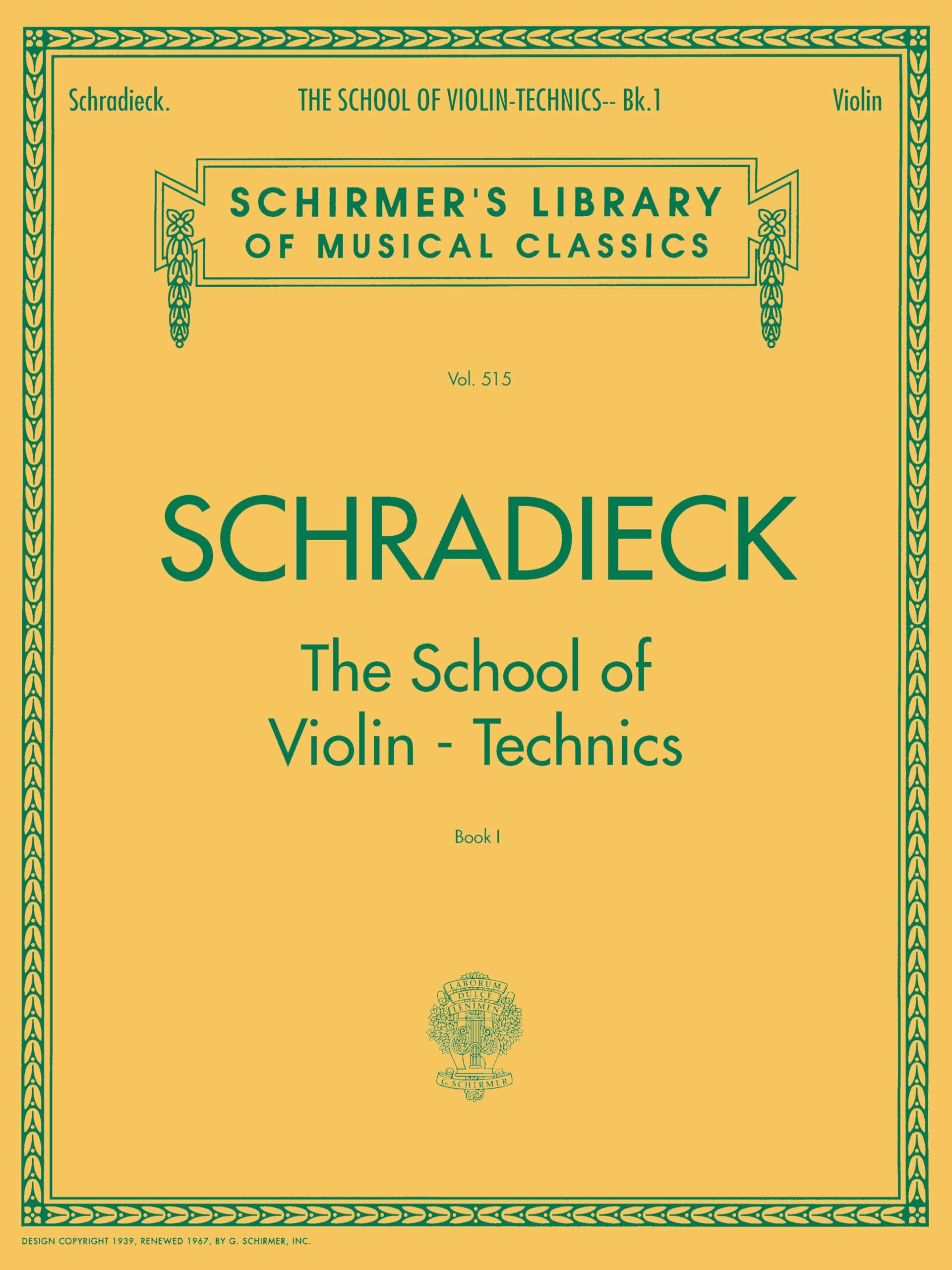 School of Violin Technics: Book 1, Exercises for Promoting Dexterity