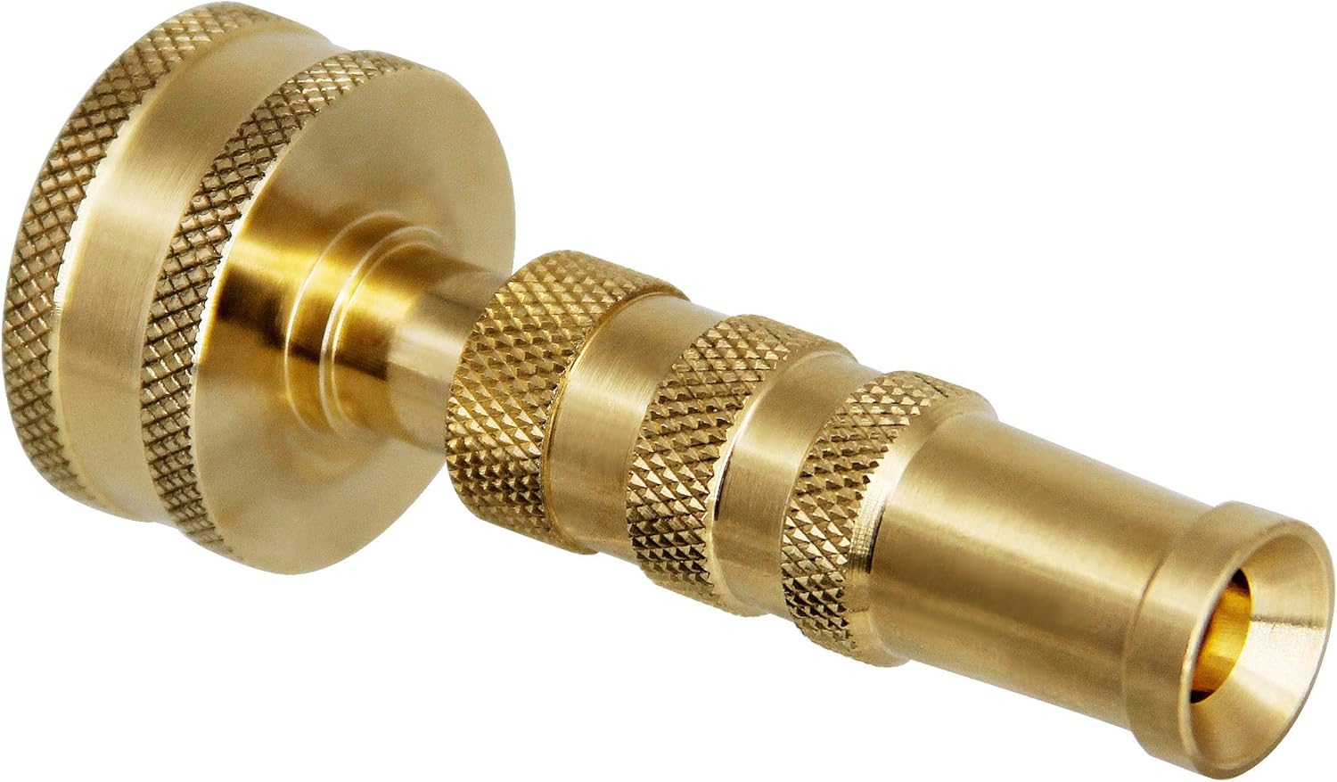 ATDAWN Brass Hose Nozzle, Heavy-Duty Brass Adjustable Twist Hose Nozzle, 2 Pack (3") : Garden & Outdoor