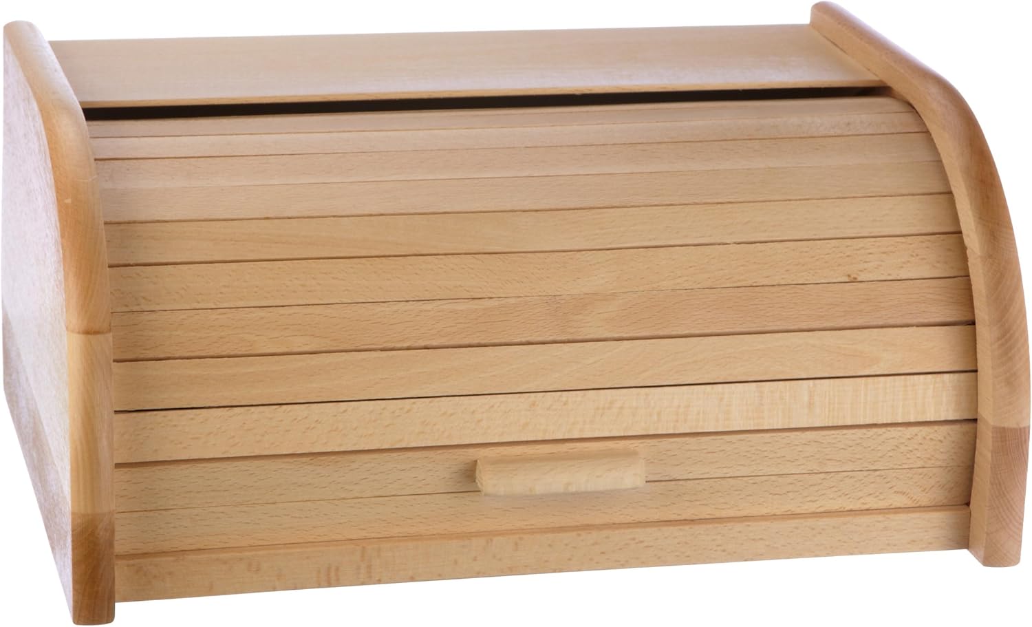 Axentia 260250 Beech Wood Bread Bin with Rolling Door 39 x 27.5 x 18 cm Amazon.co.uk Kitchen
