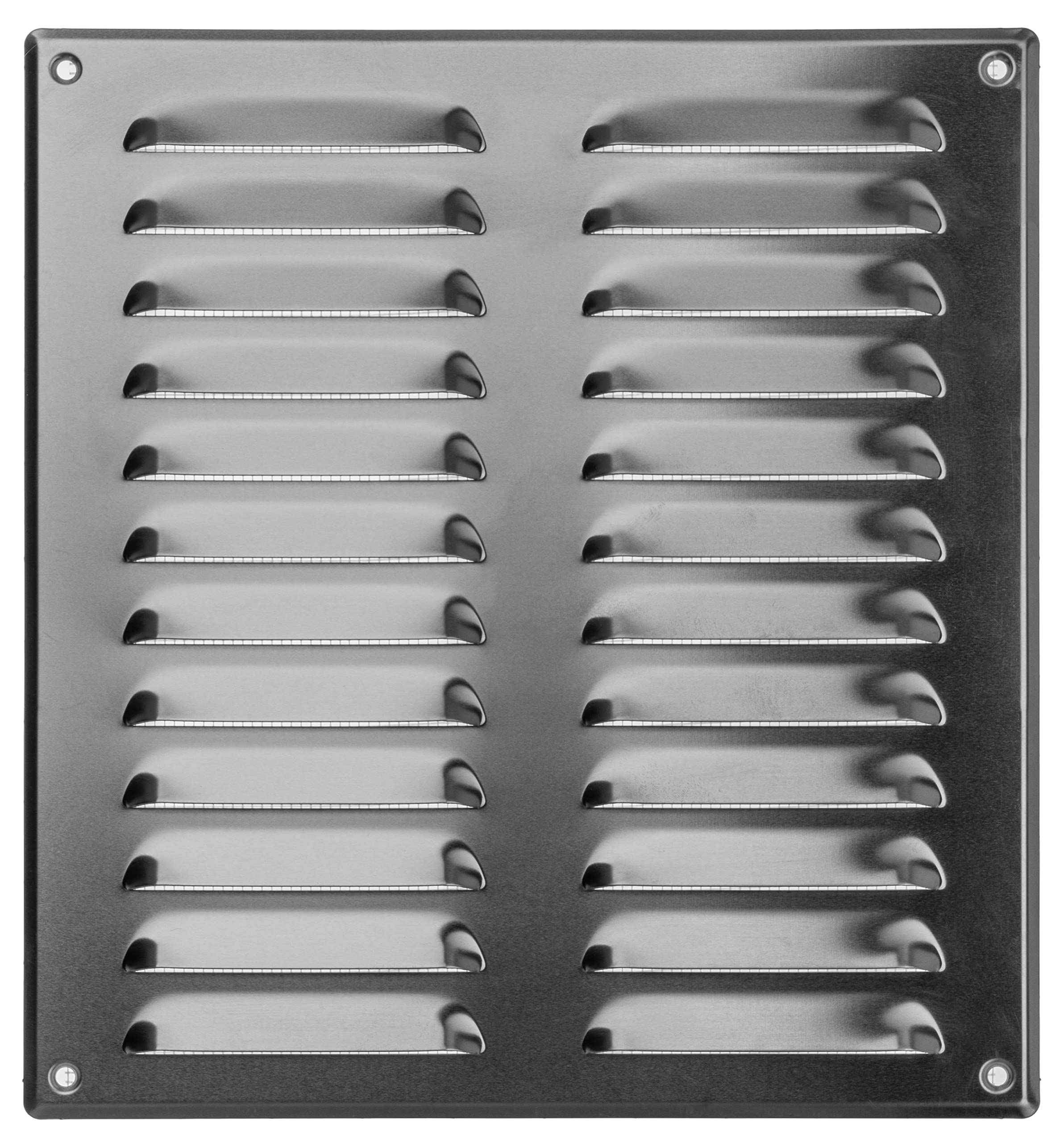 LIRAST 260x280mm / 10x11 inch Metal Ventilation Grille - Aluminium Air Vent Cover with Insect Mesh
