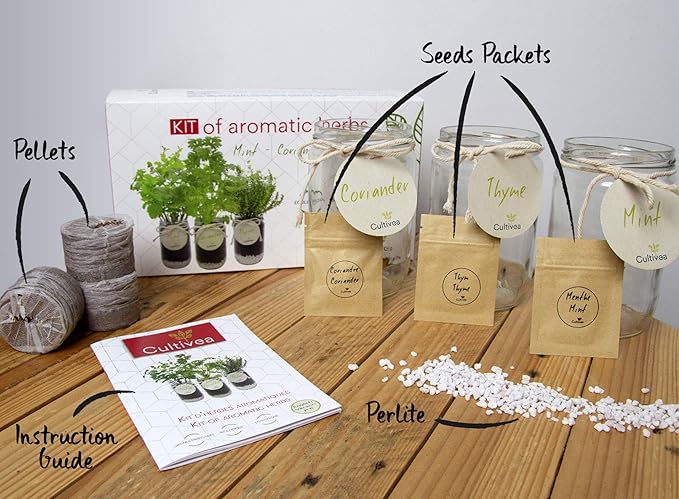 Cultivea Kit completo de hierbas - Cultive sus propias hierbas ...