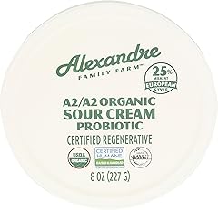 Alexandre Family Farms Organic A2/A2 100% Grass Fed Sour Cream, 8 Oz