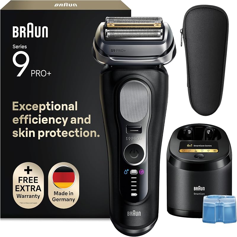 Series 9 Pro+ Afeitadora Eléctrica Hombre, 9660CCE, Negro