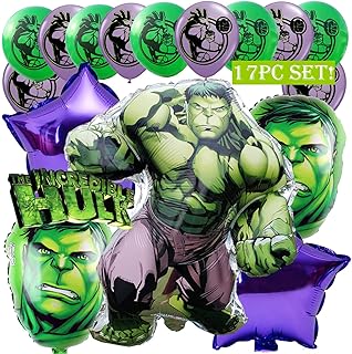 Amazon Com The Incredible Hulk Theme Emblem Party Latex 8 Piece