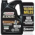 Castrol Edge 0W-20 Advanced Full Synthetic Motor Oil, 5 Quarts