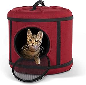 round cat carrier