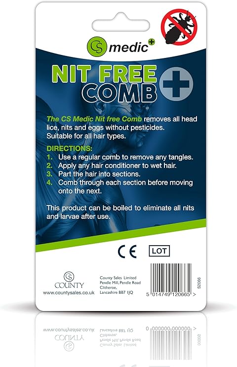 Cs Medic Standard Quality Metal Round Lice Nit Louse Detection