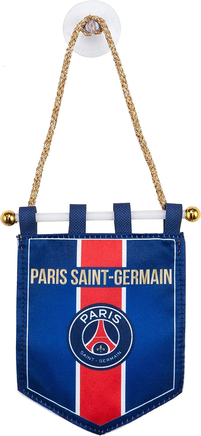 Fanion PSG Paris Saint-Germain Officiel 10x8 Cm - Collection Fan Football