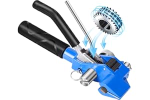 Hawaminent Steel Banding Tool Banding Tensioner - 3/16"~3/4" Metal Steel Strapping Tool Combining Tensioning & Cutting, Pliers Powerful Strapping Tensioner with Ratchet-type for High Tensile Packaging
