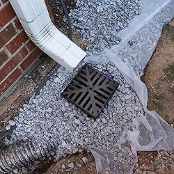UNI-DRAIN Catch Basin Downspout Extender, Gutter