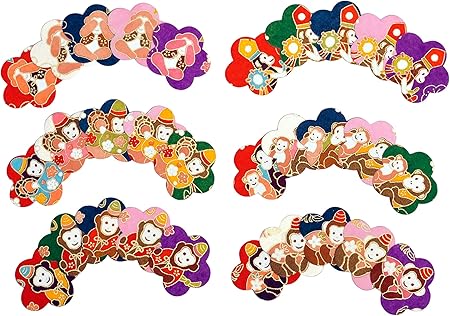 Amazon Co Jp 酒井産業 干支の友禅シール申 30枚 約3 3cm シール ステッカー ワンポイント 花の形 かわいい 年賀状 十二支 おもちゃ