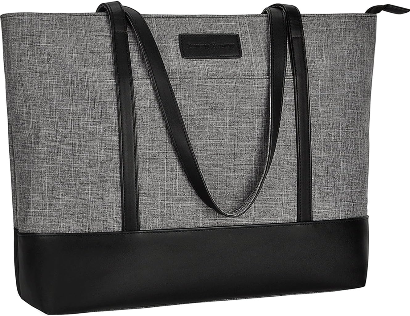 Laptop Tote Bag,Fits 15.6-17 Inch Laptop,Womens Lightweight Water Resistant Nylon Tote Bag Shoulder Bag