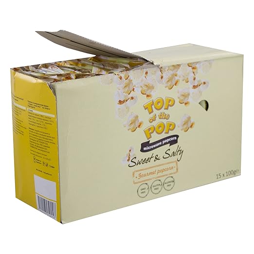 Top of the Pop Microondas palomitas, Sweet & Salty, dulce y ...