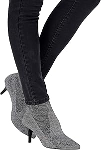 wide width sock booties