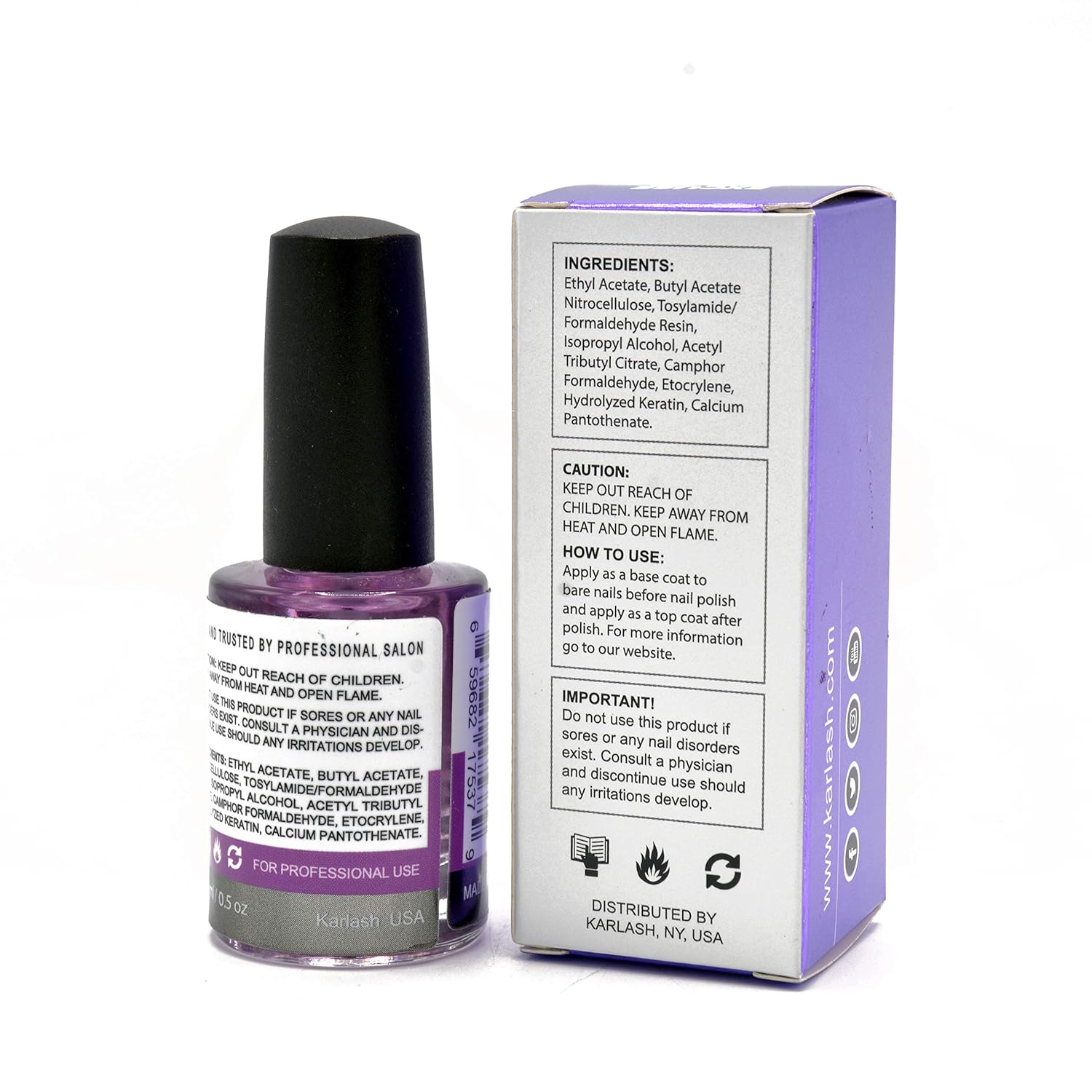 Excuse Me Nail Hardener Advanced Formula Strengthener Nail Growth System 0.5 oz: Beauty