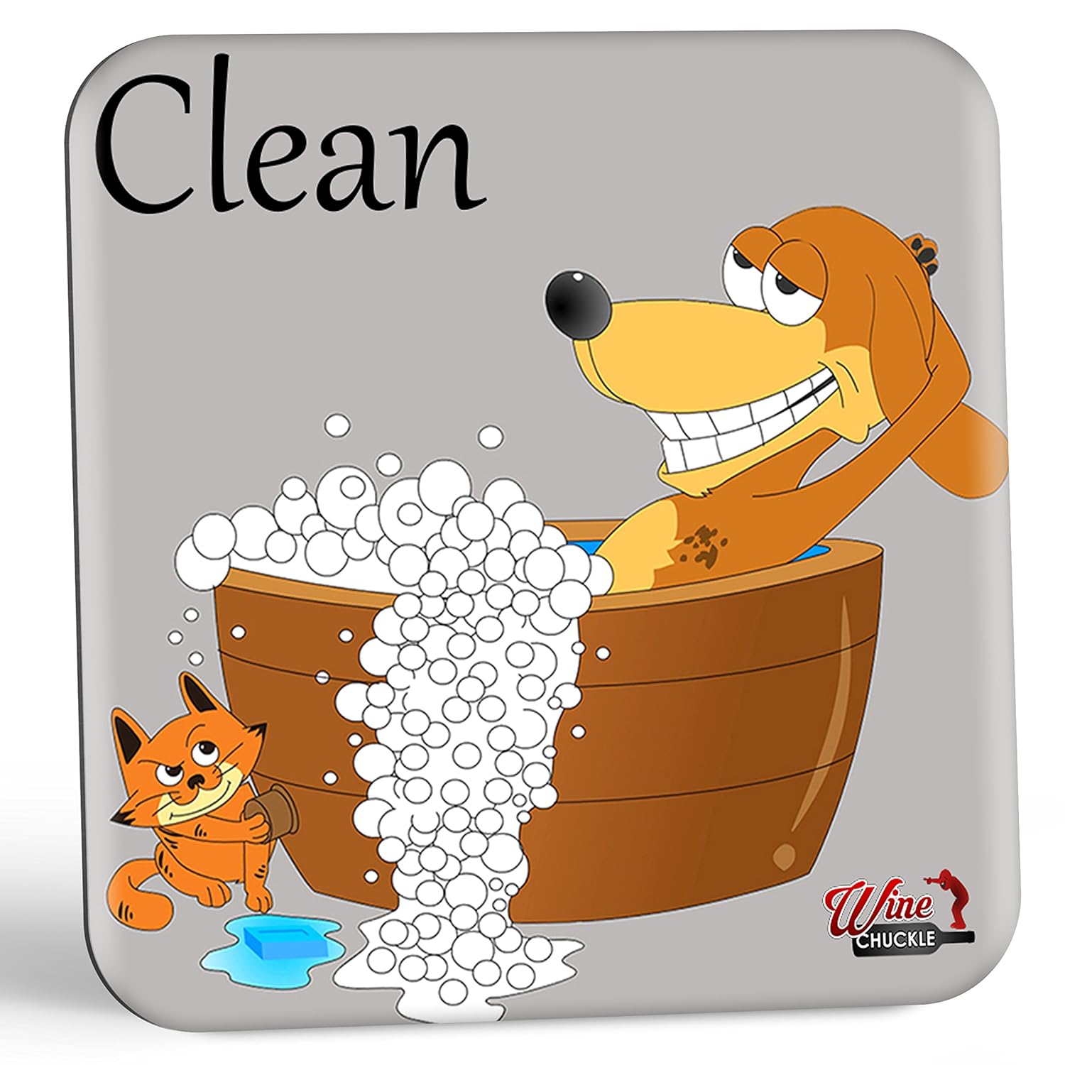 Best dog clean dirty dishwasher magnet