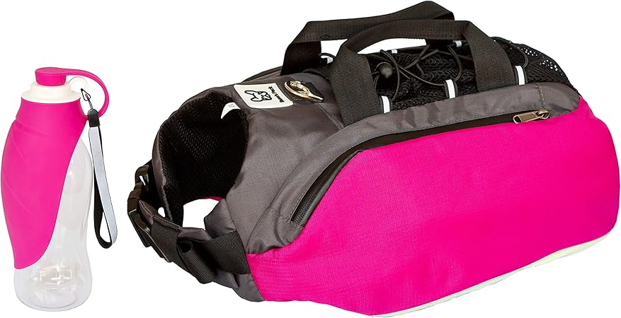 pink dog backpack