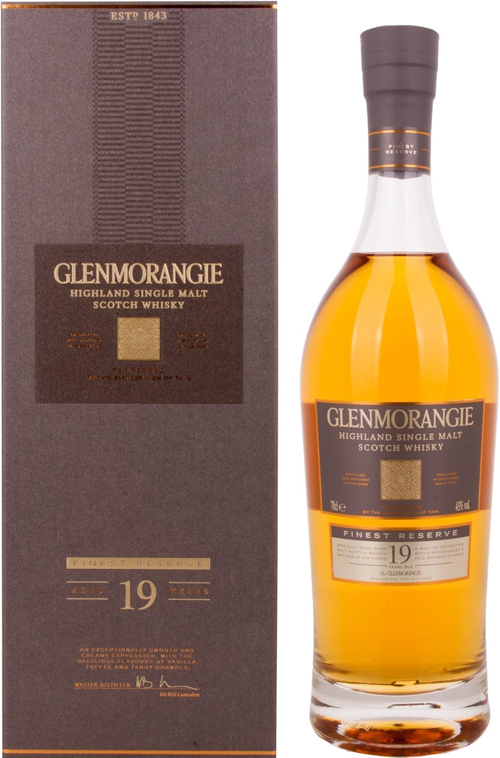 Glenmorangie 19 Years Old Finest Reserve Highland Single Malt Scotch