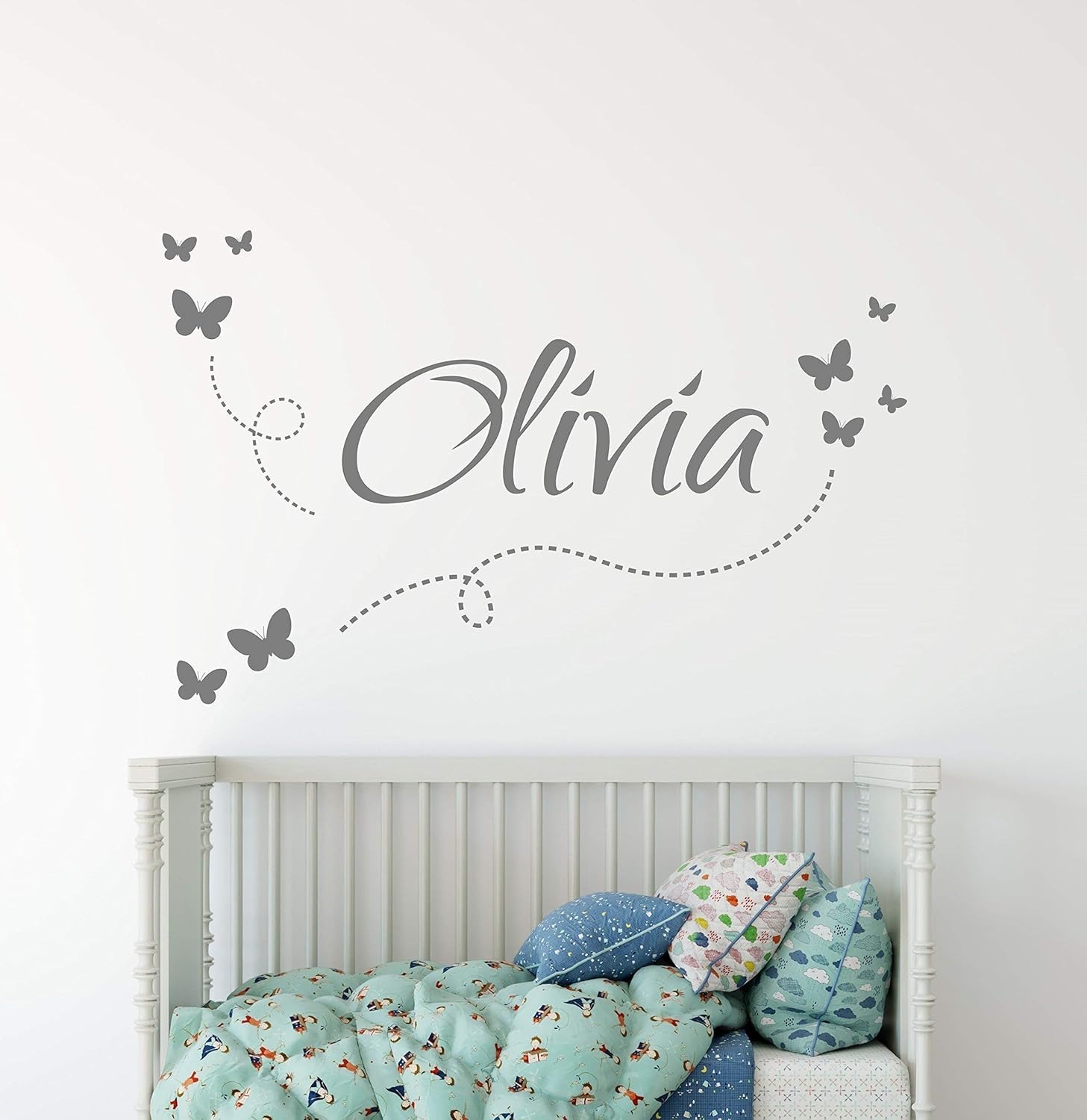 Personalised Name Wall Stickers A beautiful kids name wall stickers